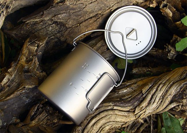 Titanium outdoor mug cup Titanium outdoor mug cup