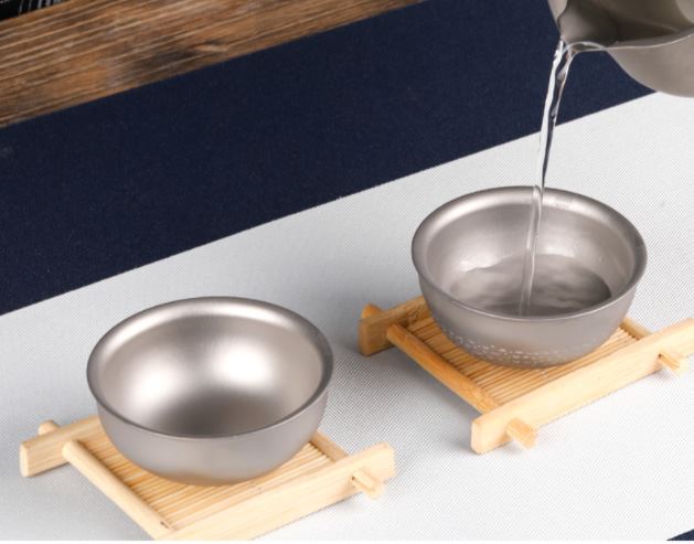 Titanium cup tea