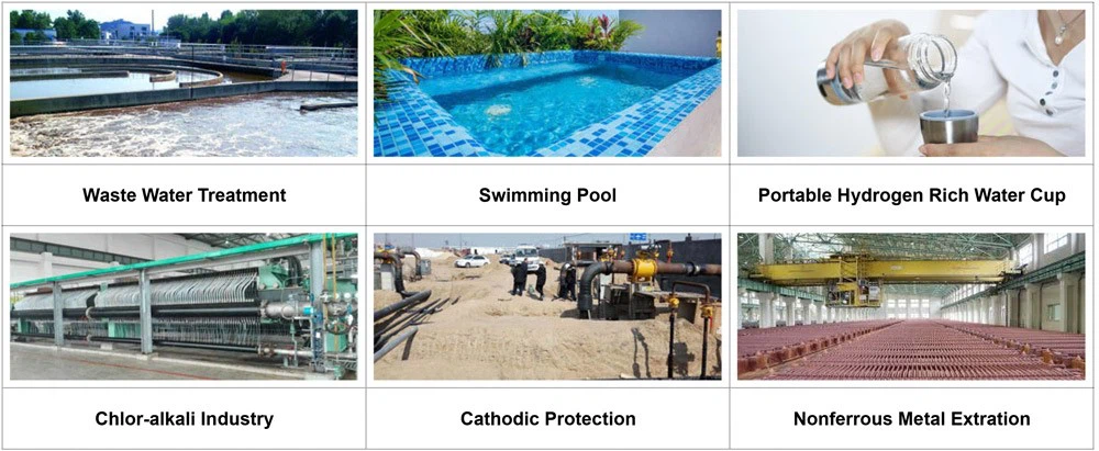 Coated cylindrical mesh titanium anodes application Coated cylindrical mesh titanium anodes application